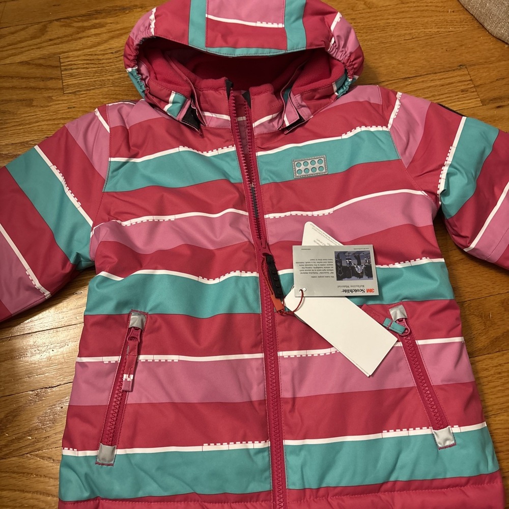Lego Wear WINTER Jacket Coat  Size 4 Years Pink Teal